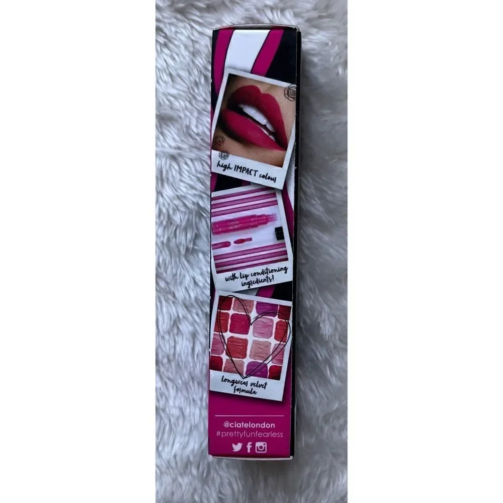 NIB Ciate London Liquid Velvet Lipstick Moisturizing Matte Liquid Lipstick